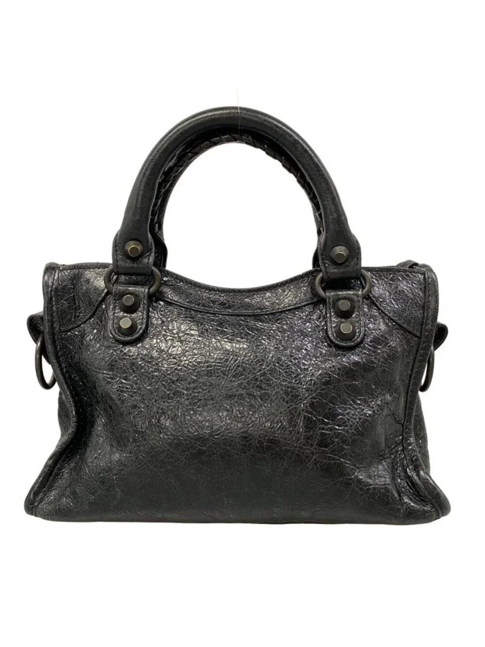 Balenciaga Handbag Le City Mini Black Leather